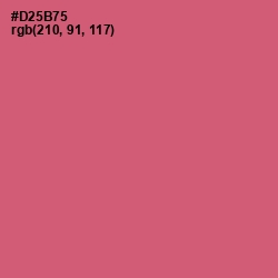#D25B75 - Cranberry Color Image