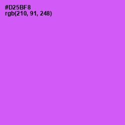 #D25BF8 - Heliotrope Color Image