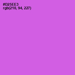 #D25EE3 - Orchid Color Image