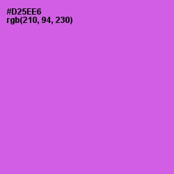 #D25EE6 - Orchid Color Image