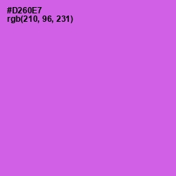 #D260E7 - Heliotrope Color Image