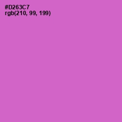 #D263C7 - Orchid Color Image