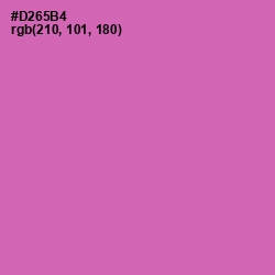 #D265B4 - Hopbush Color Image