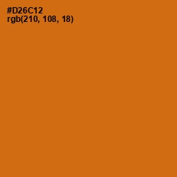 #D26C12 - Hot Cinnamon Color Image