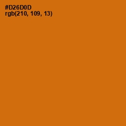 #D26D0D - Bamboo Color Image