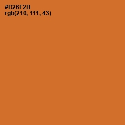 #D26F2B - Ochre Color Image