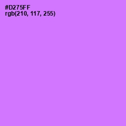 #D275FF - Heliotrope Color Image