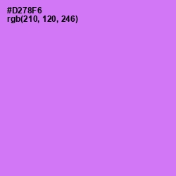 #D278F6 - Heliotrope Color Image