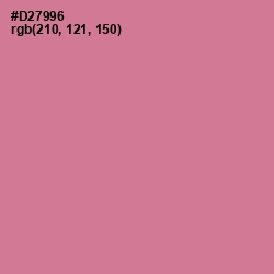 #D27996 - Charm Color Image