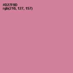 #D27F9D - Charm Color Image