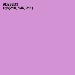 #D292D3 - Light Orchid Color Image