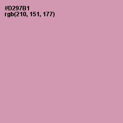 #D297B1 - Careys Pink Color Image