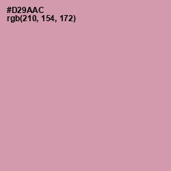 #D29AAC - Careys Pink Color Image