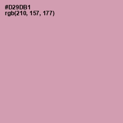 #D29DB1 - Careys Pink Color Image