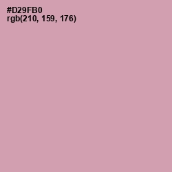 #D29FB0 - Careys Pink Color Image