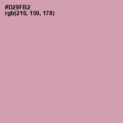 #D29FB2 - Careys Pink Color Image