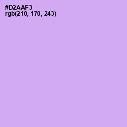#D2AAF3 - Perfume Color Image
