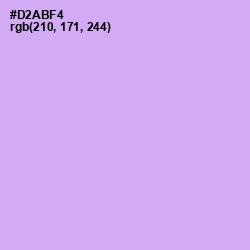#D2ABF4 - Perfume Color Image