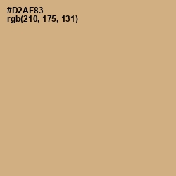 #D2AF83 - Tumbleweed Color Image