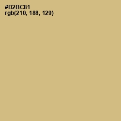 #D2BC81 - Straw Color Image