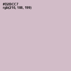 #D2BCC7 - Pale Slate Color Image