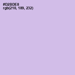 #D2BDE8 - Perfume Color Image
