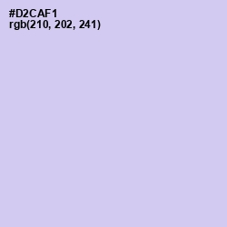 #D2CAF1 - Moon Raker Color Image