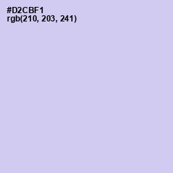 #D2CBF1 - Moon Raker Color Image