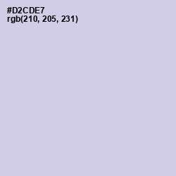 #D2CDE7 - Prelude Color Image