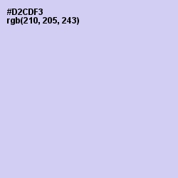 #D2CDF3 - Moon Raker Color Image
