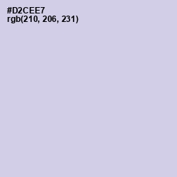 #D2CEE7 - Prelude Color Image