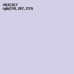 #D2CFE7 - Prelude Color Image