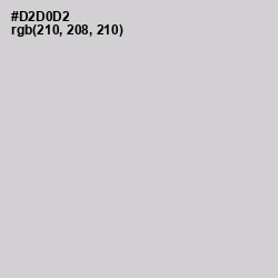 #D2D0D2 - Quill Gray Color Image