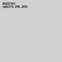 #D2D1D1 - Quill Gray Color Image