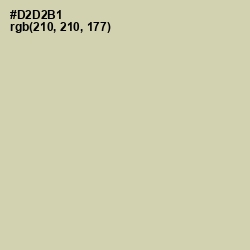 #D2D2B1 - Green Mist Color Image