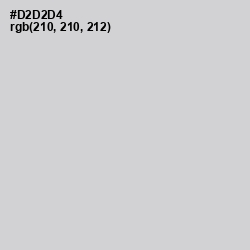 #D2D2D4 - Quill Gray Color Image