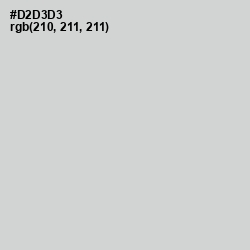 #D2D3D3 - Quill Gray Color Image