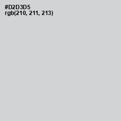#D2D3D5 - Quill Gray Color Image