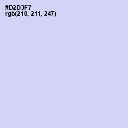 #D2D3F7 - Fog Color Image