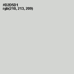 #D2D5D1 - Quill Gray Color Image