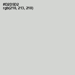 #D2D5D2 - Quill Gray Color Image