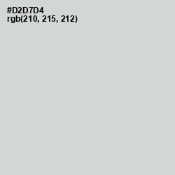 #D2D7D4 - Quill Gray Color Image