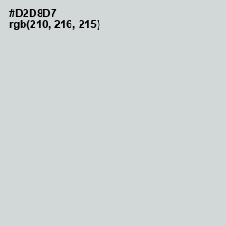 #D2D8D7 - Iron Color Image