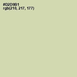 #D2D9B1 - Green Mist Color Image