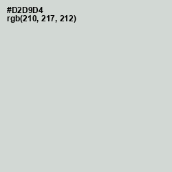 #D2D9D4 - Iron Color Image