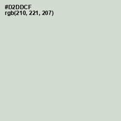 #D2DDCF - Timberwolf Color Image