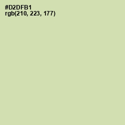 #D2DFB1 - Green Mist Color Image