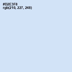 #D2E3F8 - Hawkes Blue Color Image