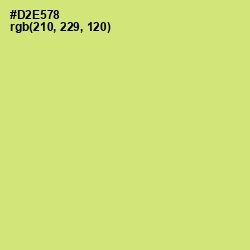 #D2E578 - Yellow Green Color Image