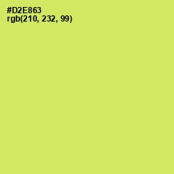 #D2E863 - Yellow Green Color Image